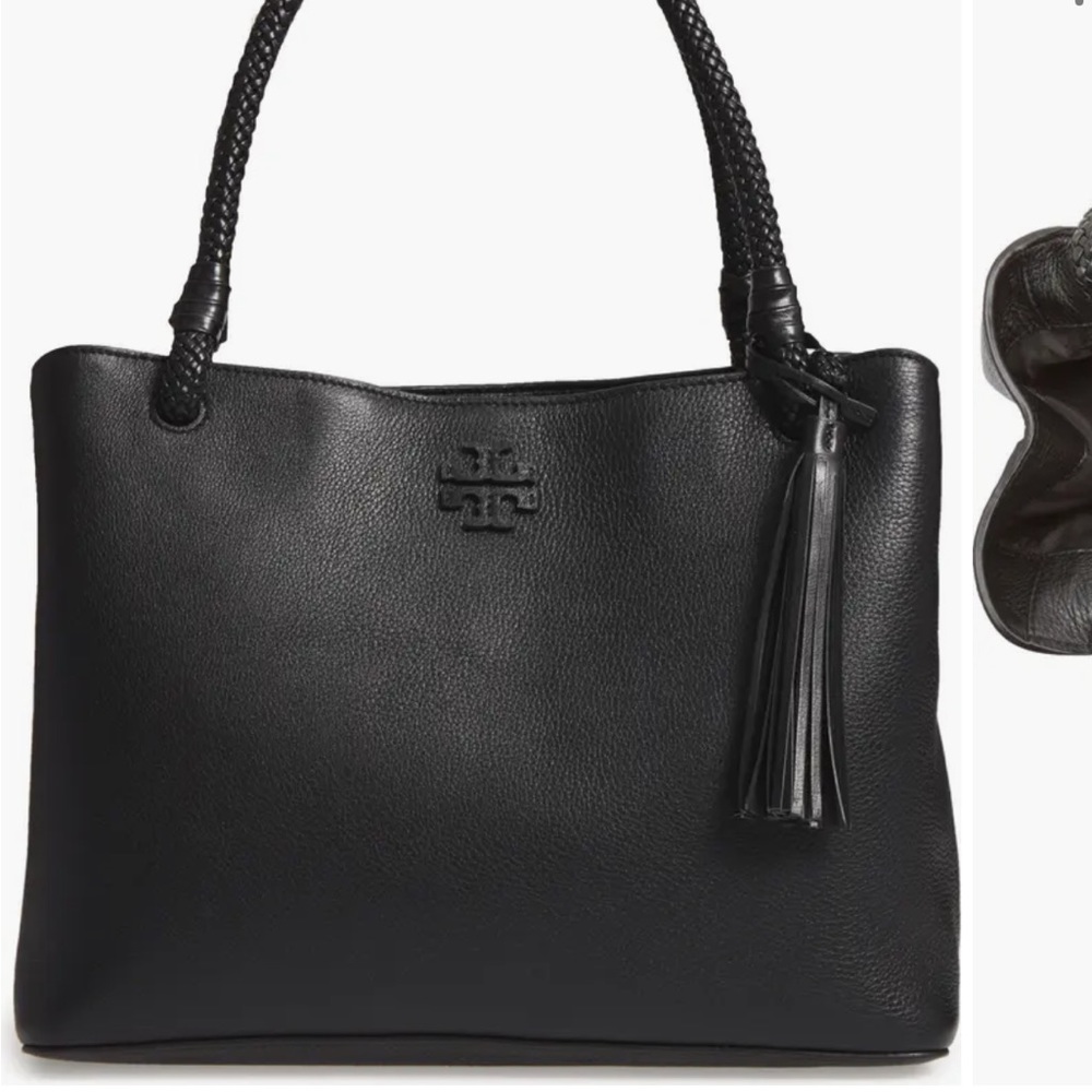 Tory Burch “Taylor” triple compartment tote